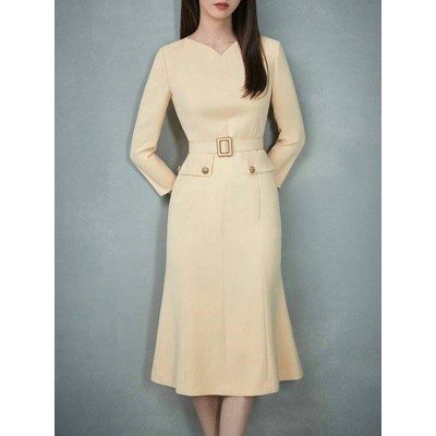 white casual dress HE1002-01-04 white casual dress HE1002-01-04