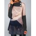 Leisure slim fit pattern wool knitted top HF3301-04-04 Leisure slim fit pattern wool knitted top HF3301-04-04