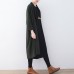 Black wool coats Loose fitting Winter coat women Winter coat